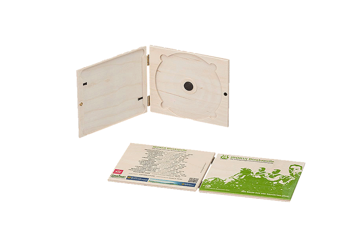Wooden CD case | Wood Products manufacturer | Scheffauer Holzwaren