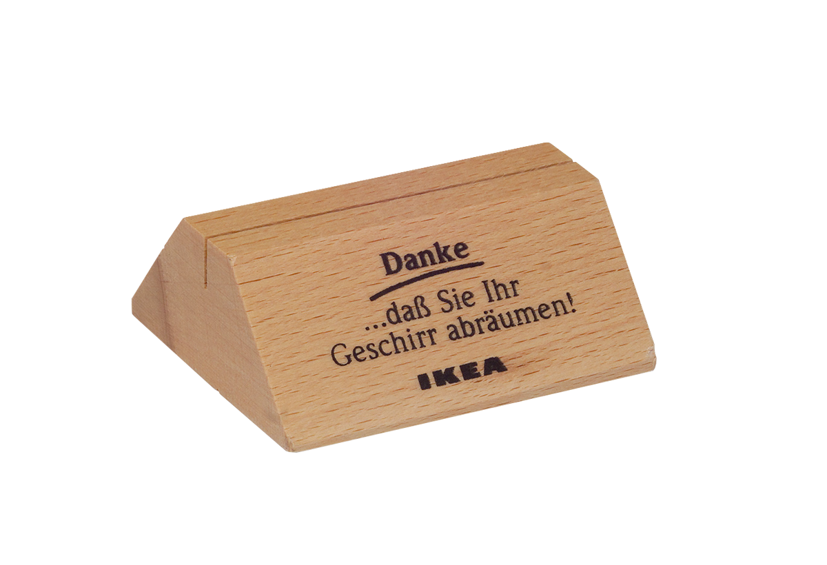Tischkartenhalter Aus Akazienholz – 20 Stück, Für Schilder Bis 12,7x17,8 Cm, Ideal Für Hochzeiten & Events