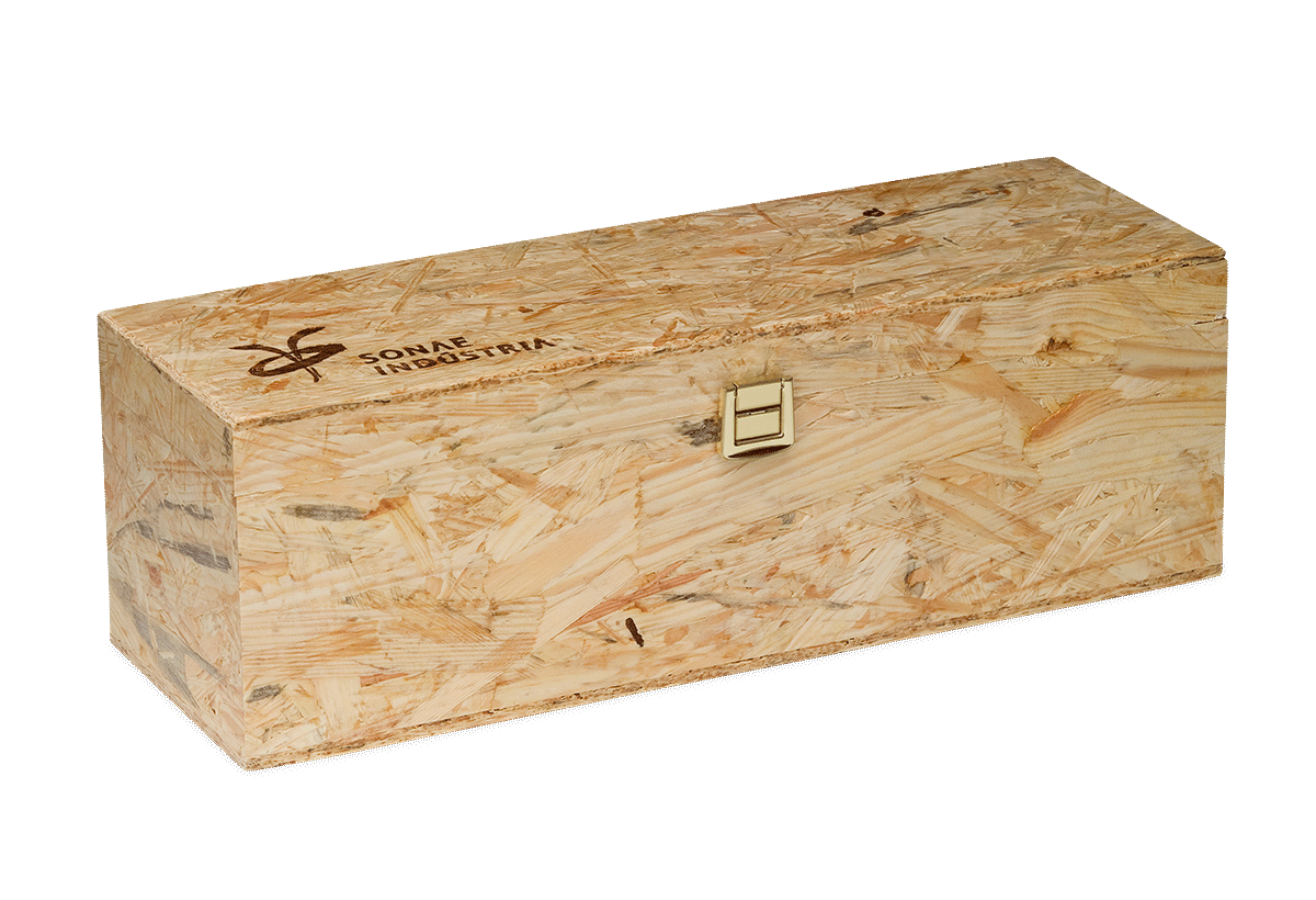 Wine box OSB board | Wine Boxes Hersteller | Scheffauer Holzwaren