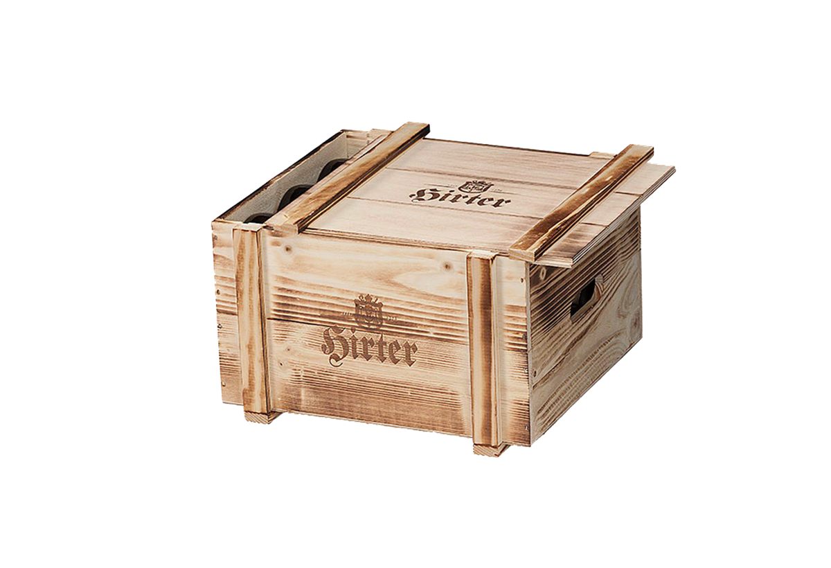 Flamed wine box Boxes Holzwaren | | Scheffauer Wine Hersteller
