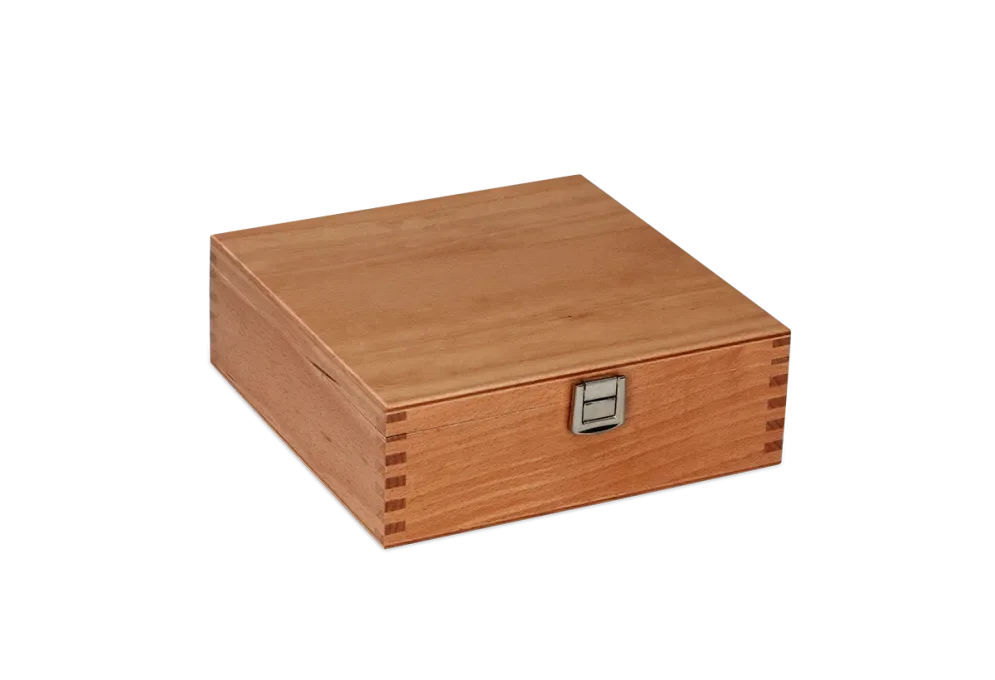 lacquered wooden toolbox