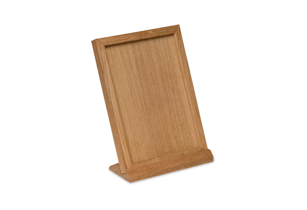 Menükartenhalter aus Holz