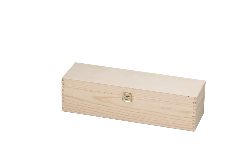1er Holzkiste Klappdeckel