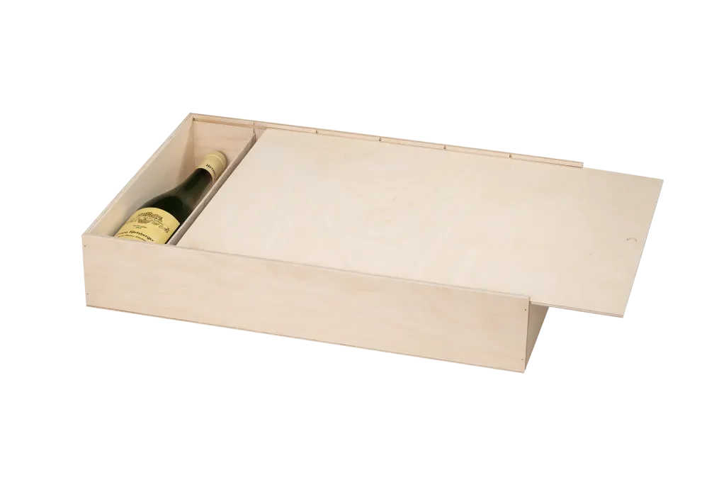 Schiebedeckel Weinkiste 6er