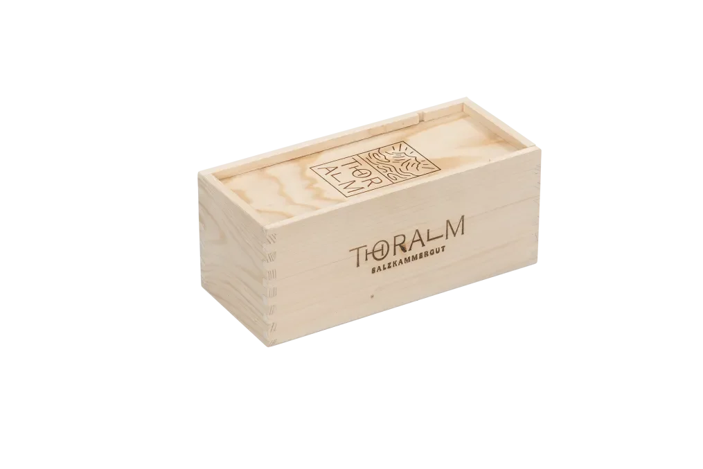 Holzbox mit Schiebedeckel