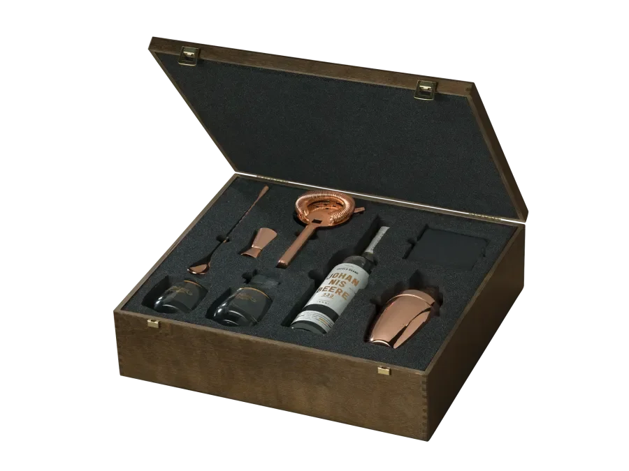 flamed gift box with fire print and separator by Scheffauer-Holzwaren